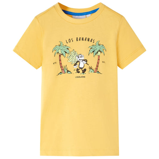 Kids' T-shirt Light Ochre 92