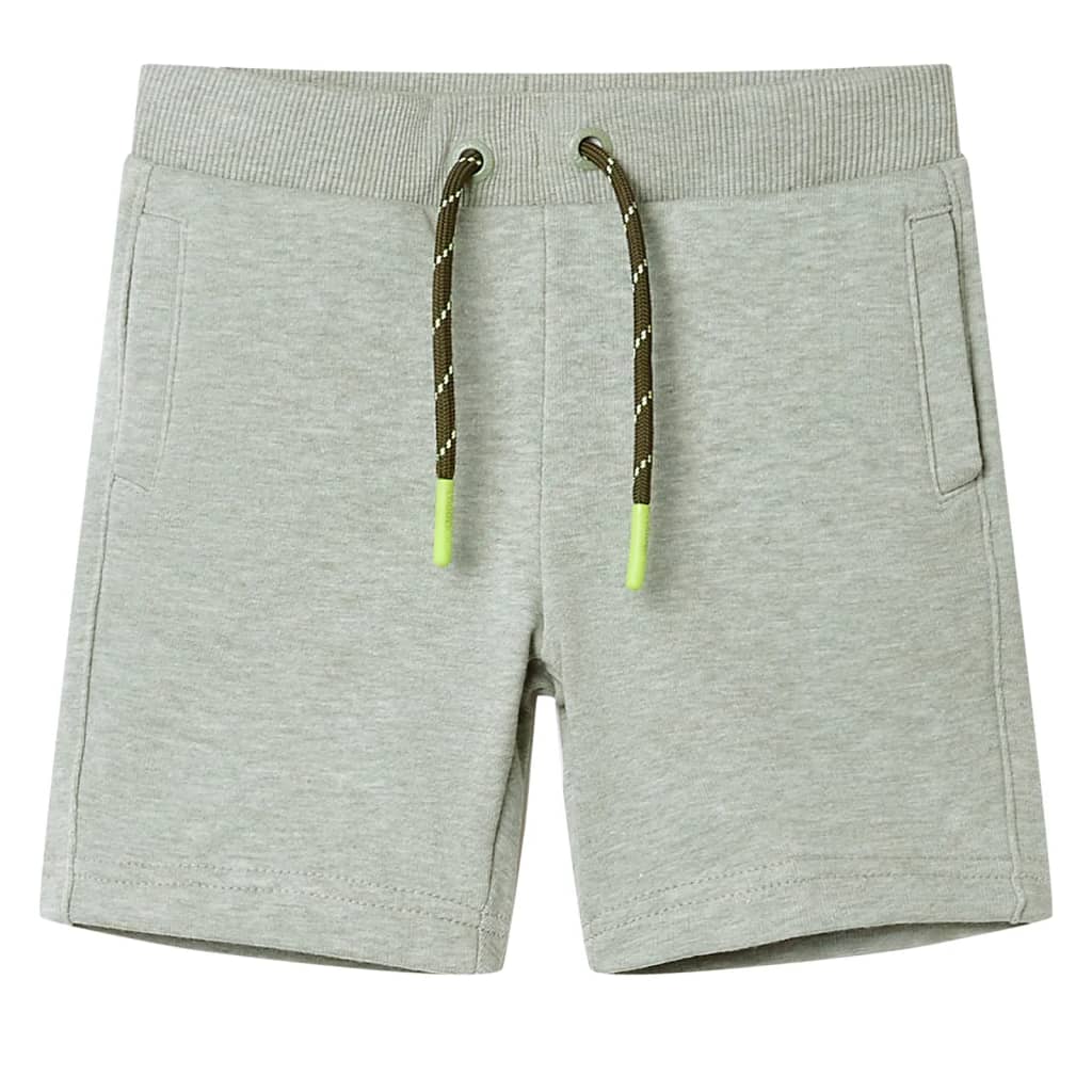 Kids' Shorts with Drawstring Light Khaki Melange 92