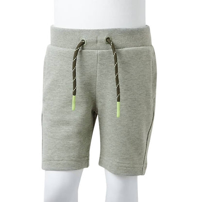 Kids' Shorts with Drawstring Light Khaki Melange 92