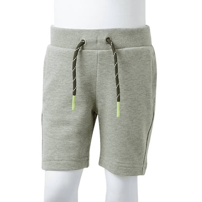 Kids' Shorts with Drawstring Light Khaki Melange 104