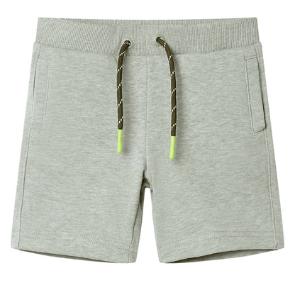 Kids' Shorts with Drawstring Light Khaki Melange 116