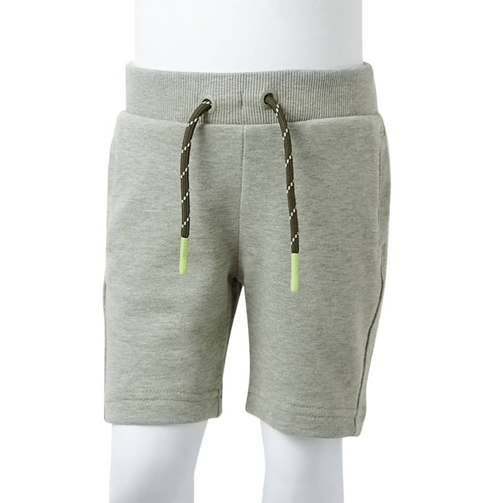 Kids' Shorts with Drawstring Light Khaki Melange 116