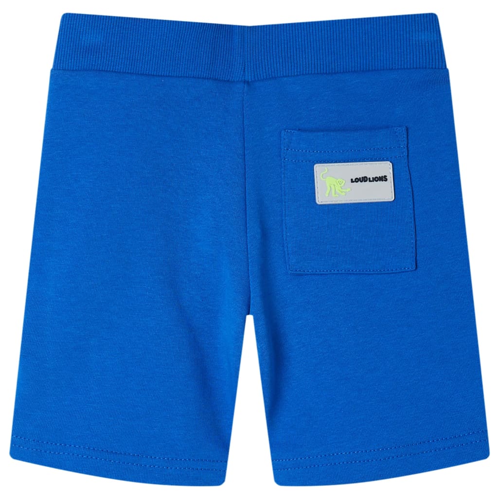 Kids' Shorts with Drawstring Blue 128