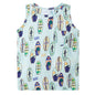 Kids' Tank Top Soft Blue Melange 104