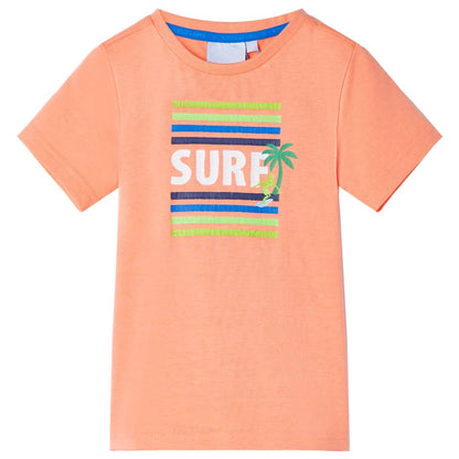 Kids' T-shirt Neon Orange 92