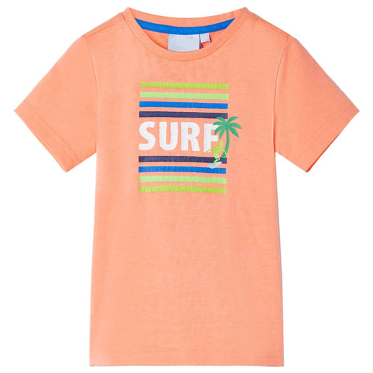 Kids' T-shirt Neon Orange 92