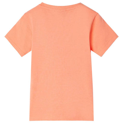 Kids' T-shirt Neon Orange 116