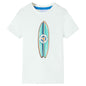 Kids' T-shirt with Short Sleeves Ecru 92