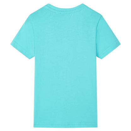 Kids' T-shirt with Short Sleeves Aqua 92