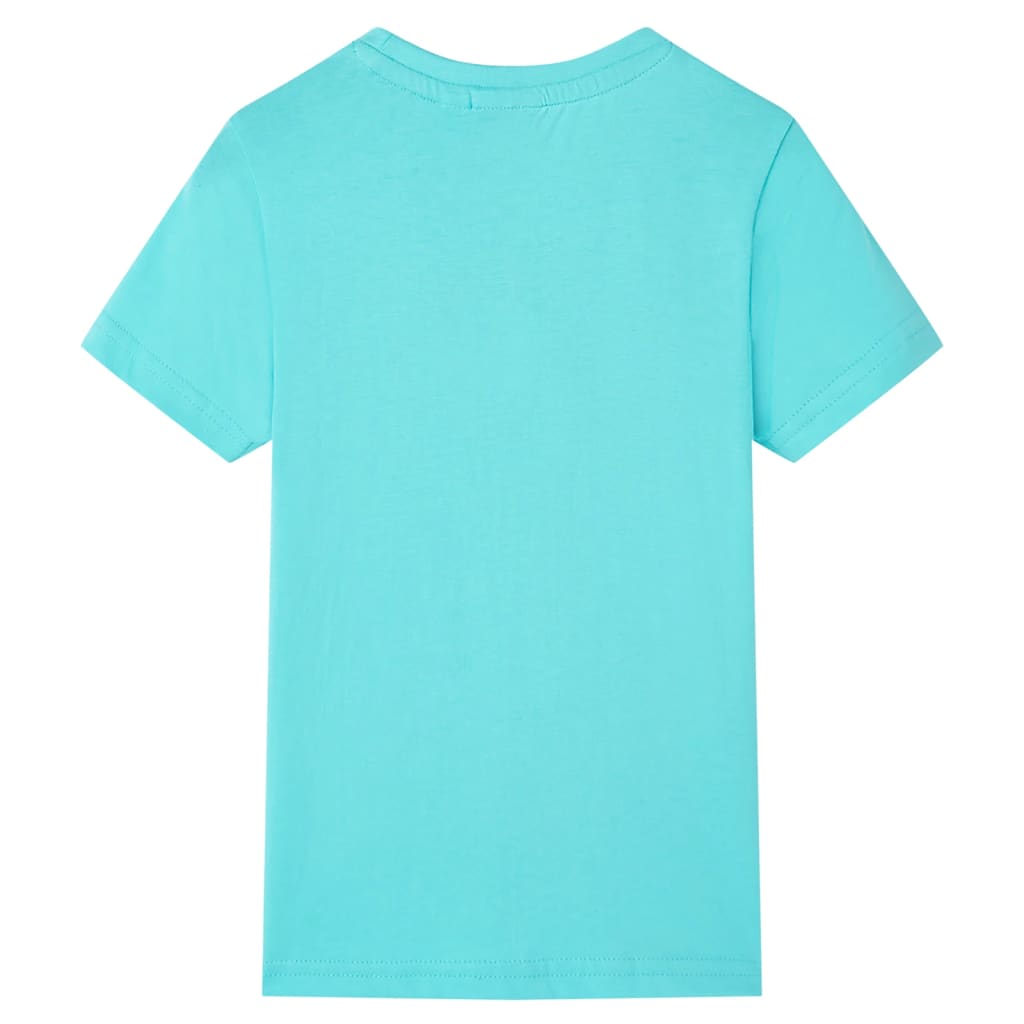 Kids' T-shirt with Short Sleeves Aqua 116