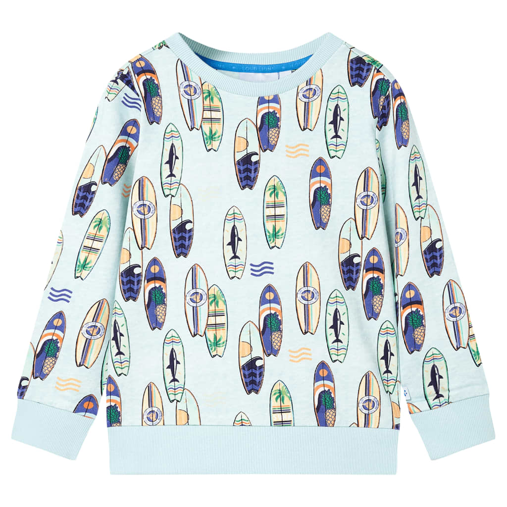 Kids' Sweatshirt Soft Blue Melange 140