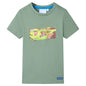 Kids' T-shirt with Short Sleeves Khaki 92