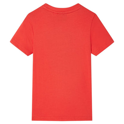 Kids' T-shirt with Short Sleeves Red 116