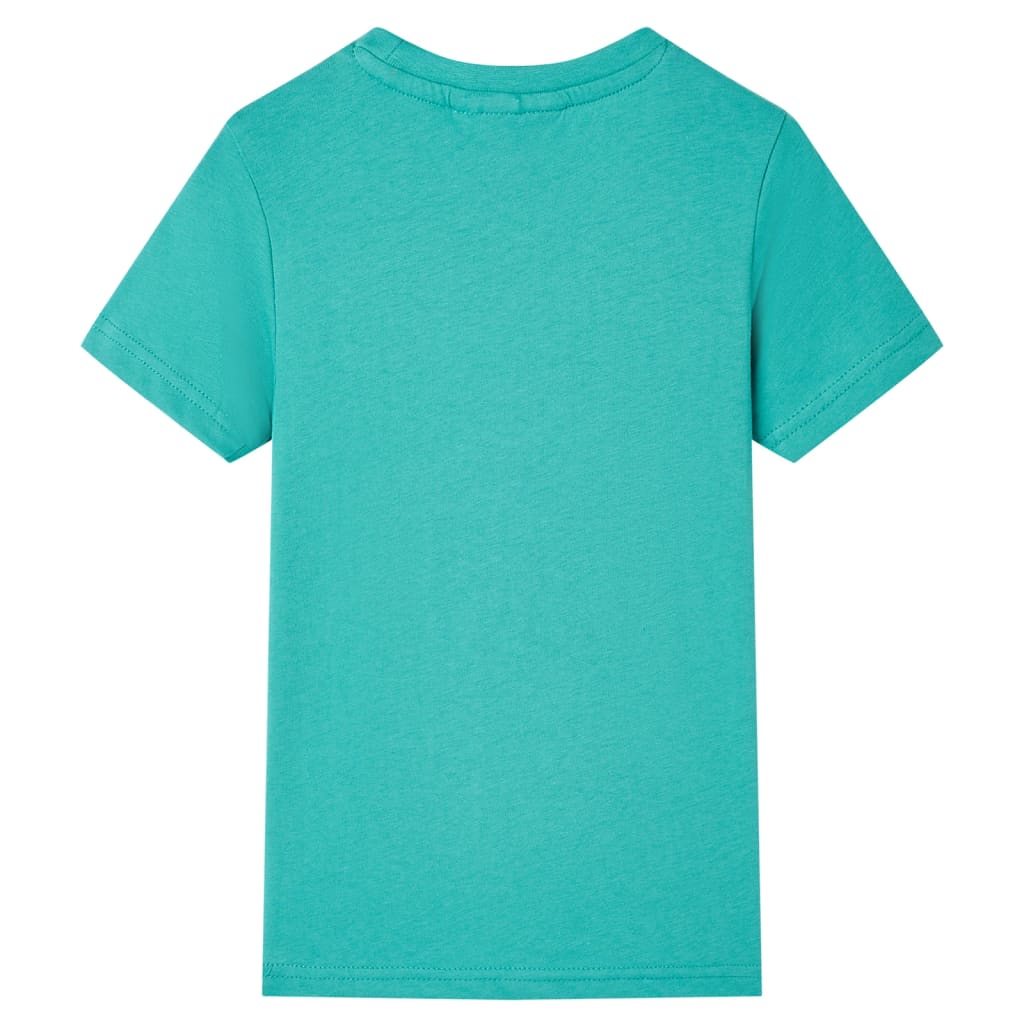 Kids' T-shirt with Short Sleeves Dark Mint 92