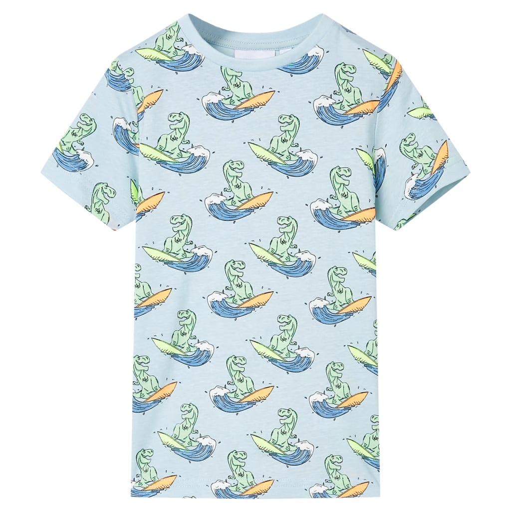 Kids' Pyjamas with Short Sleeves Light Blue 116