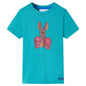 Kids' T-shirt with Short Sleeves Dark Mint 104