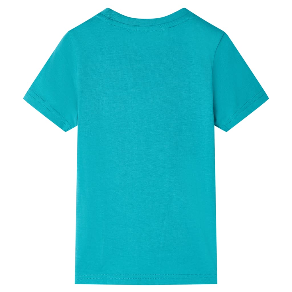 Kids' T-shirt with Short Sleeves Dark Mint 104