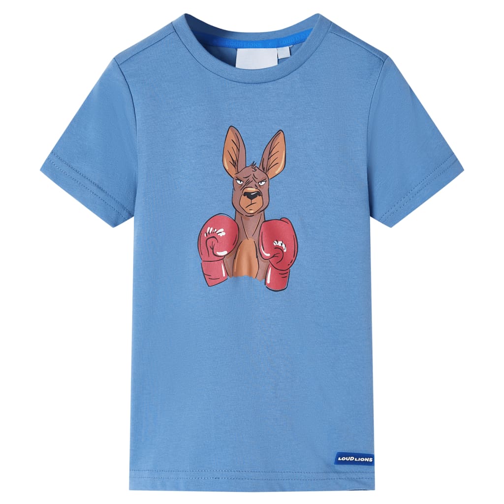 Kids' T-shirt with Short Sleeves Medium Blue 92