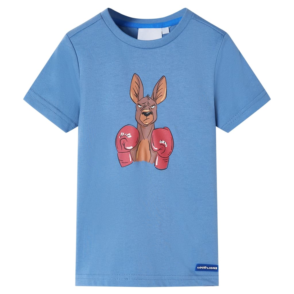 Kids' T-shirt with Short Sleeves Medium Blue 104