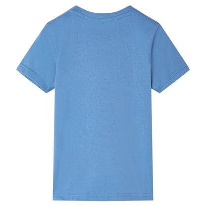 Kids' T-shirt with Short Sleeves Medium Blue 104