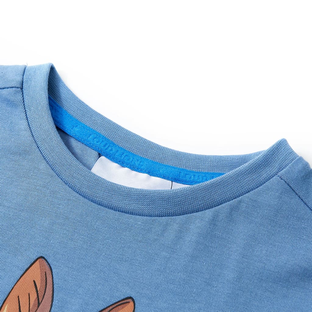 Kids' T-shirt with Short Sleeves Medium Blue 104