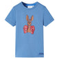 Kids' T-shirt with Short Sleeves Medium Blue 140