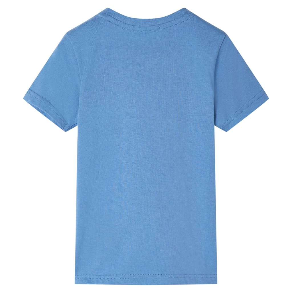 Kids' T-shirt with Short Sleeves Medium Blue 140