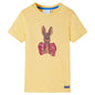 Kids' T-shirt with Short Sleeves Yellow 104