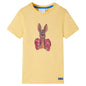 Kids' T-shirt with Short Sleeves Yellow 140