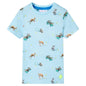 Kids' T-shirt Light Blue Melange 92