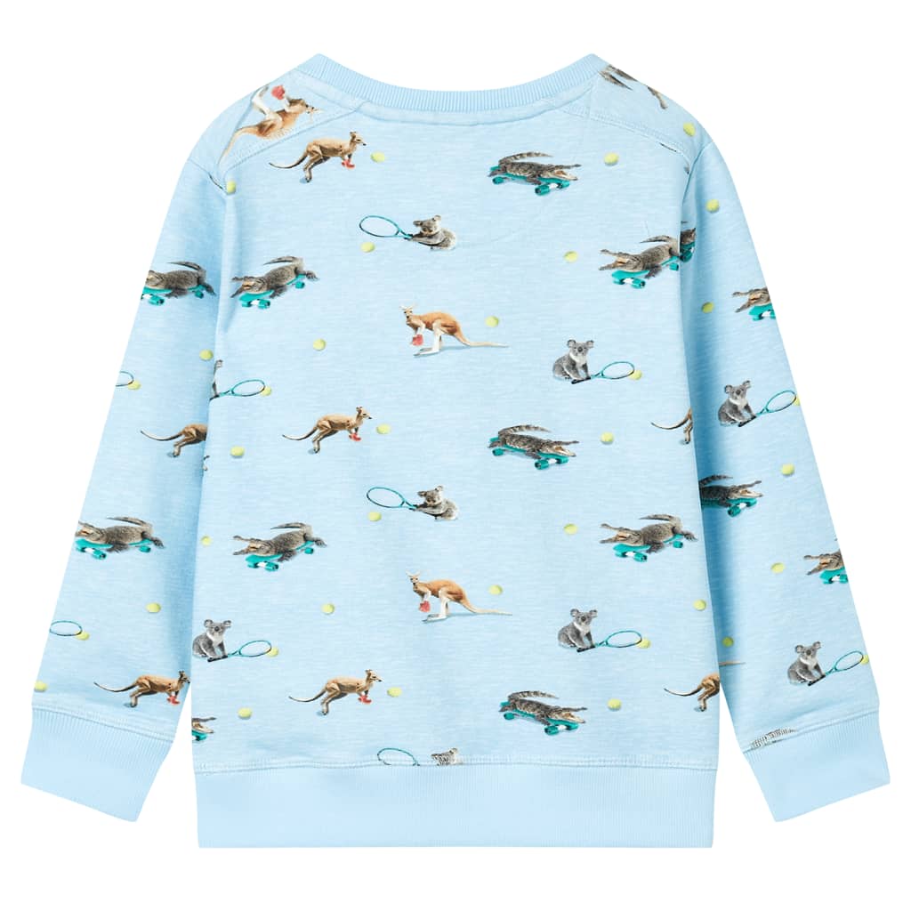 Kids' Sweatshirt Light Blue Melange 92