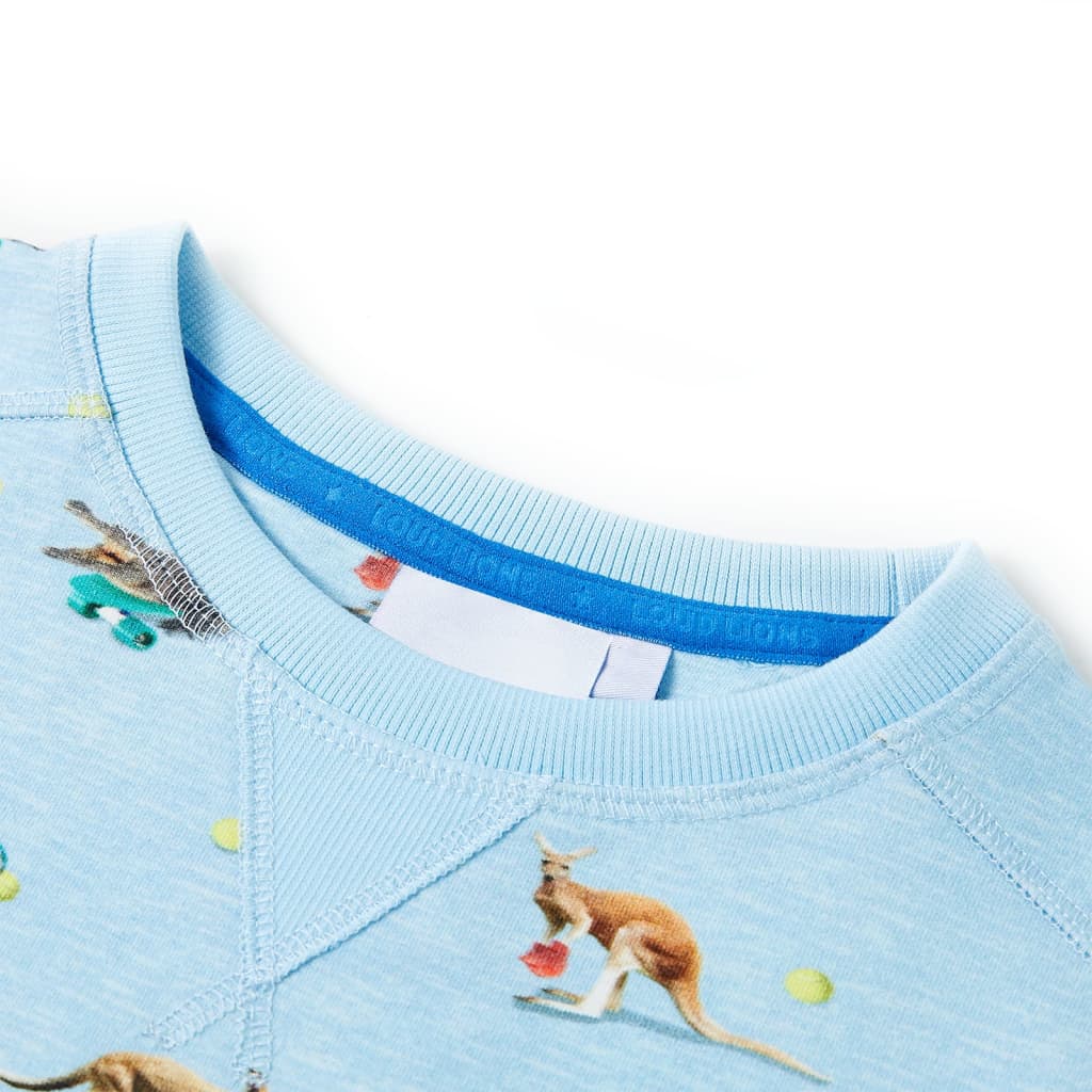 Kids' Sweatshirt Light Blue Melange 92