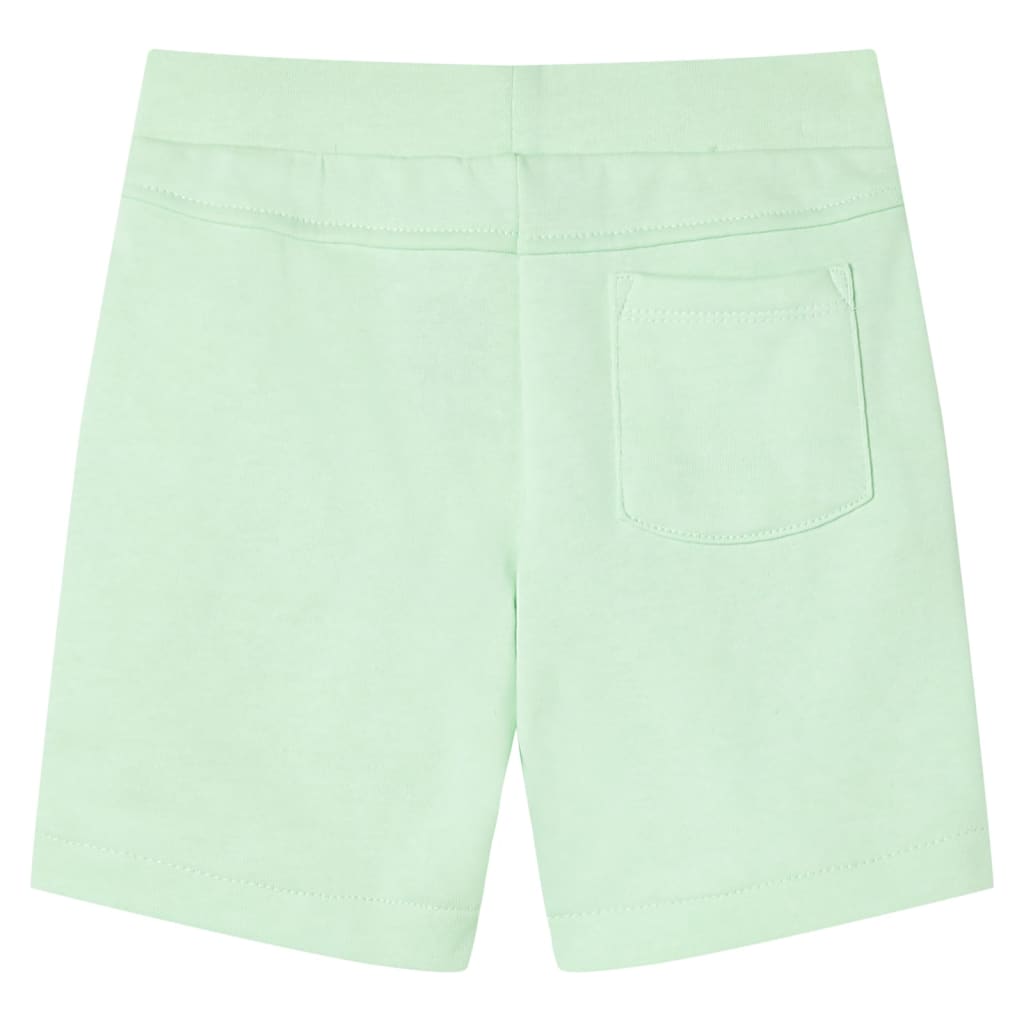 Kids' Shorts with Drawstring Bright Green 92