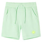 Kids' Shorts with Drawstring Bright Green 116