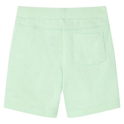 Kids' Shorts with Drawstring Bright Green 116