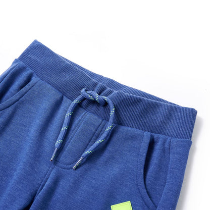 Kids' Sweatpants Blue Melange 104