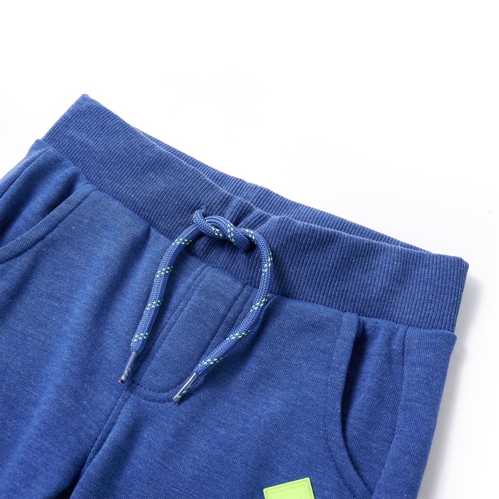 Kids' Sweatpants Blue Melange 140