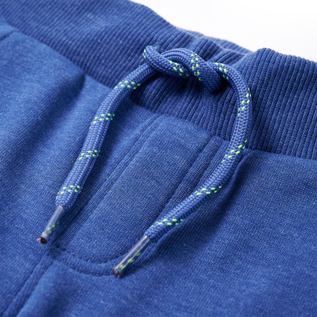 Kids' Sweatpants Blue Melange 140