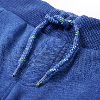 Kids' Sweatpants Blue Melange 140