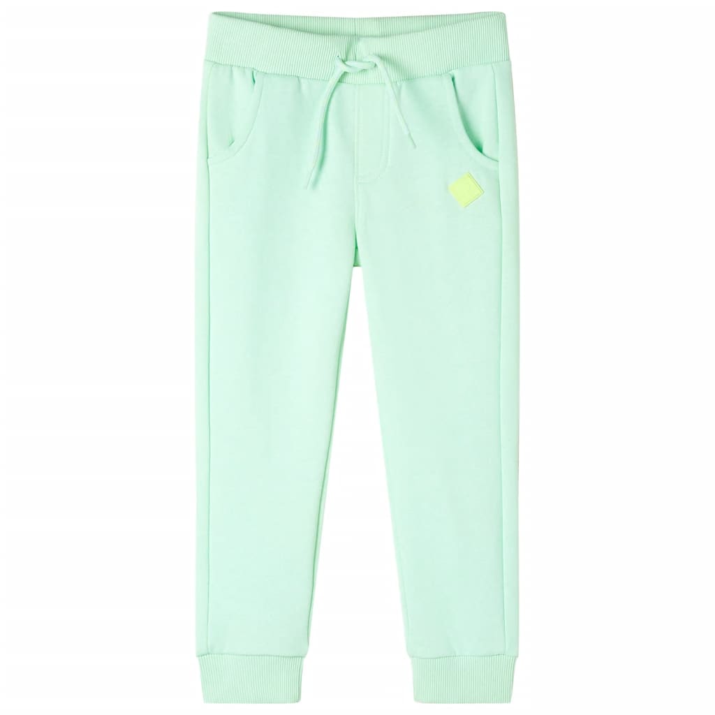 Kids' Sweatpants Bright Green 104