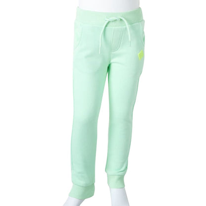 Kids' Sweatpants Bright Green 104