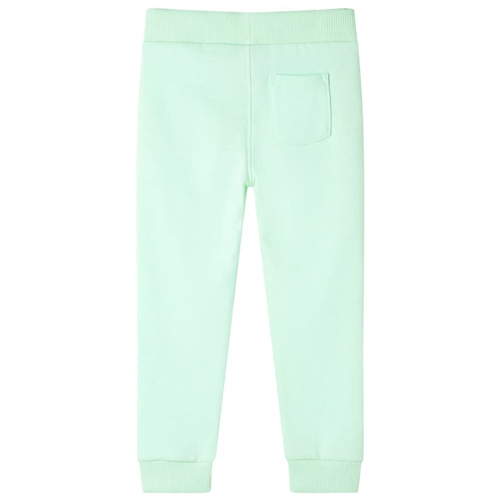 Kids' Sweatpants Bright Green 140