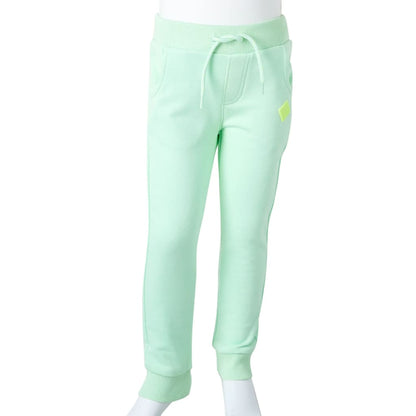 Kids' Sweatpants Bright Green 140