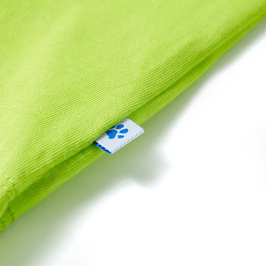 Kids' T-shirt with Short Sleeves Lime 92