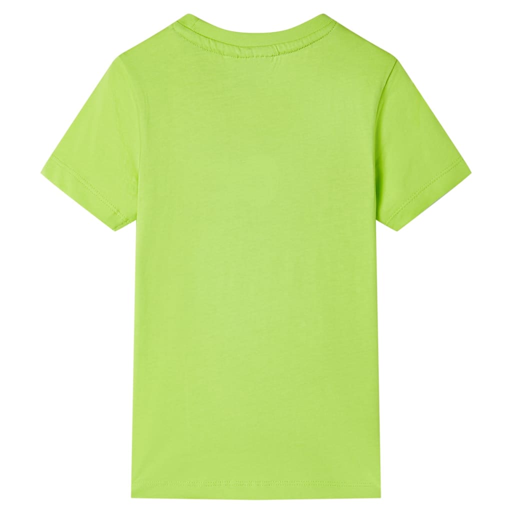 Kids' T-shirt with Short Sleeves Lime 128