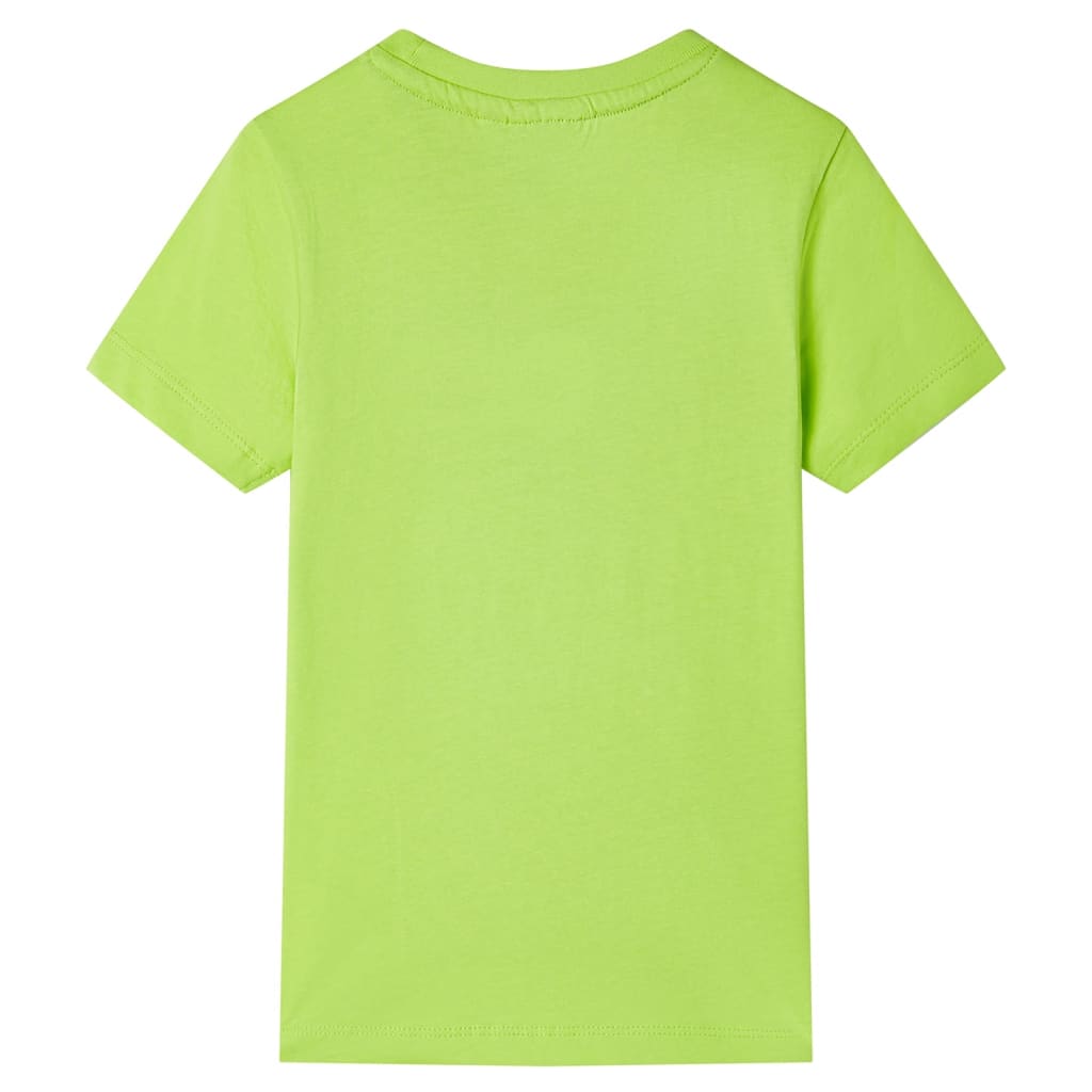 Kids' T-shirt with Short Sleeves Lime 140