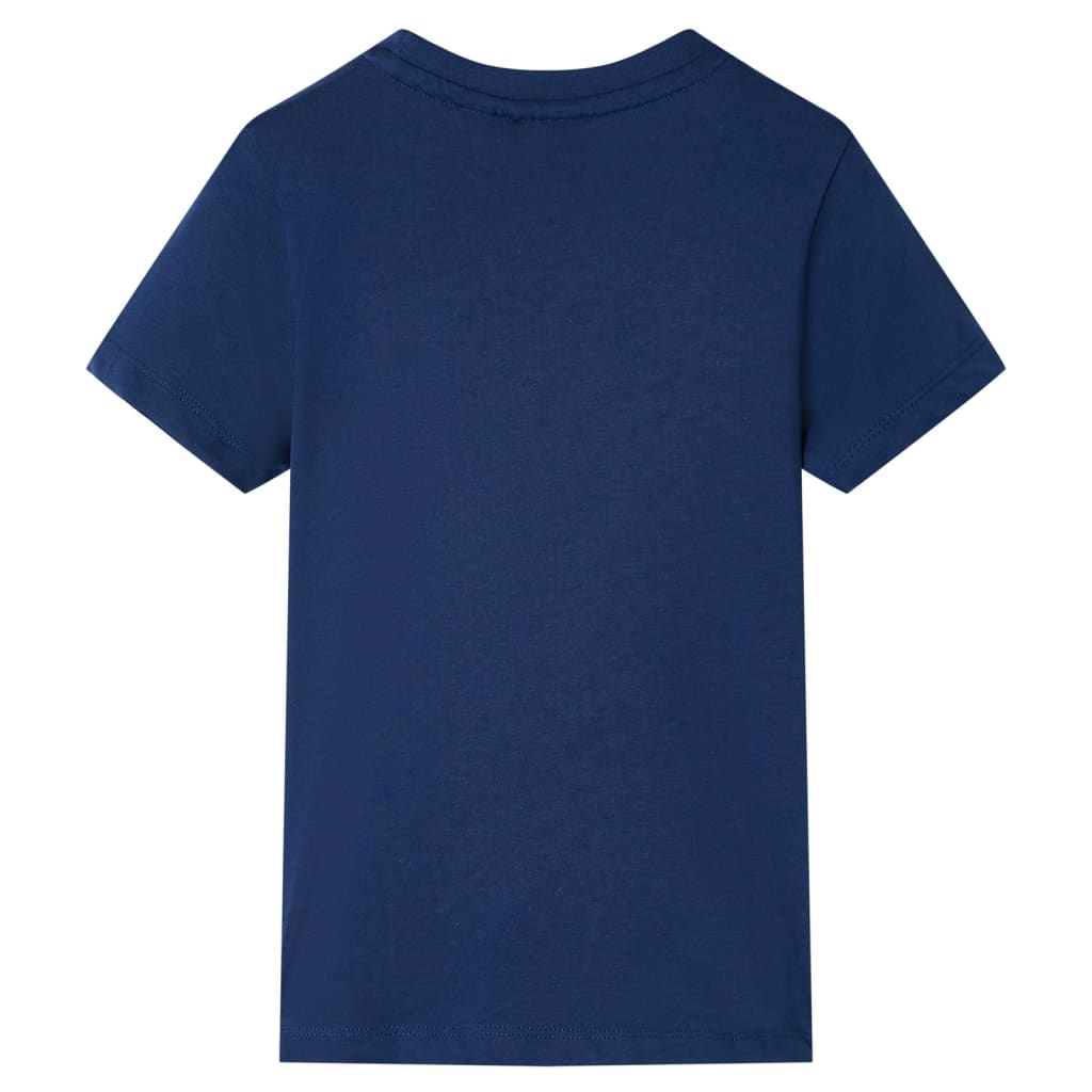 Kids' T-shirt with Short Sleeves Dark Blue 92