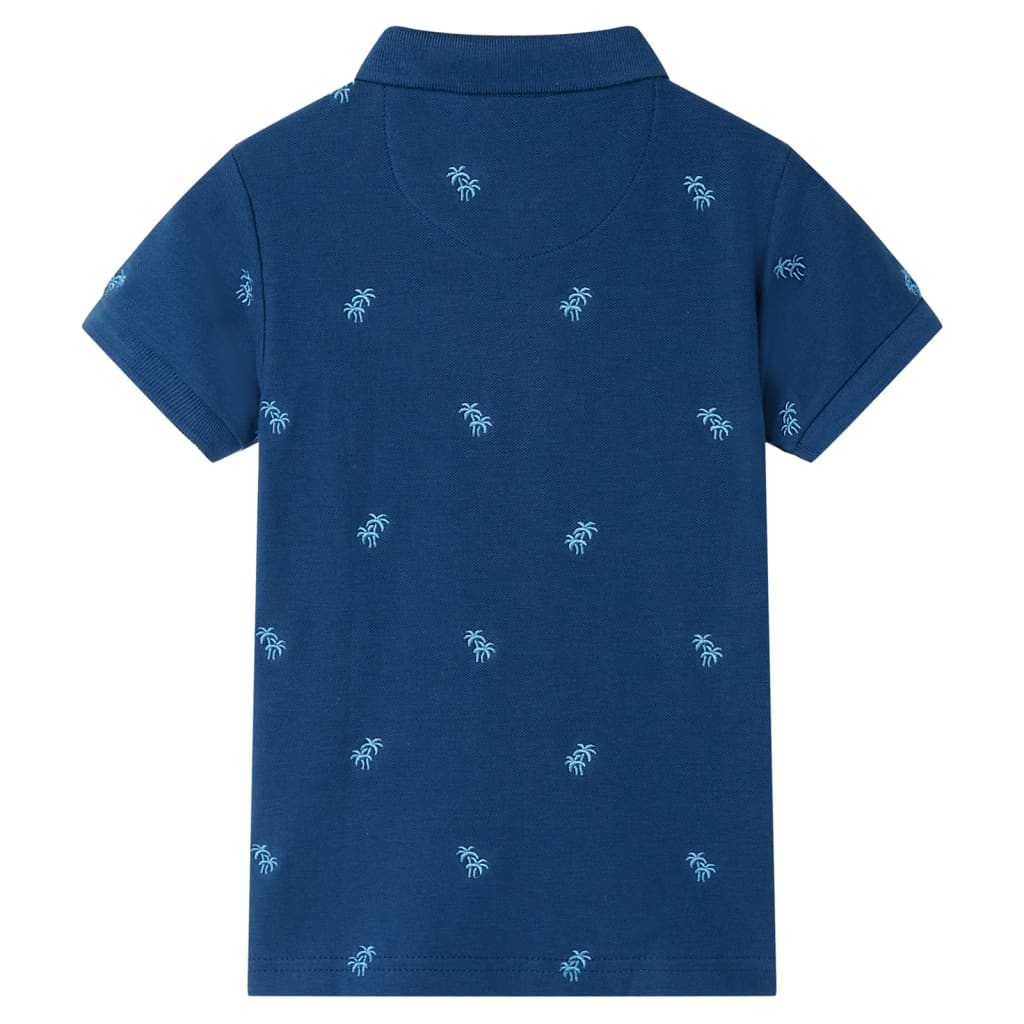 Kids' Polo Shirt Dark Blue 104