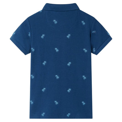 Kids' Polo Shirt Dark Blue 104