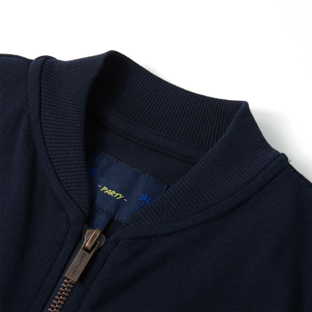 Kids' Sweatshirt with Zip Navy 104